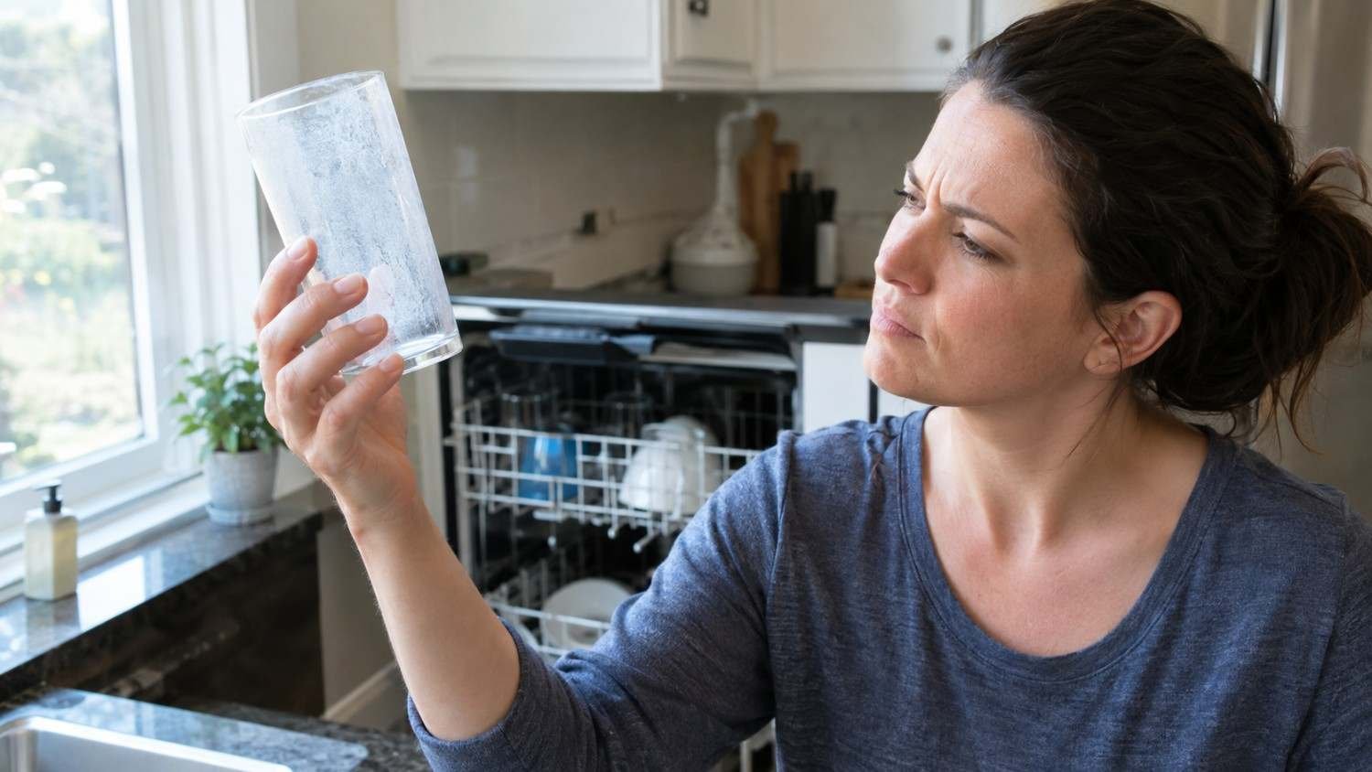 White Film on Glasses Hard Water Solutions for Dishwashers